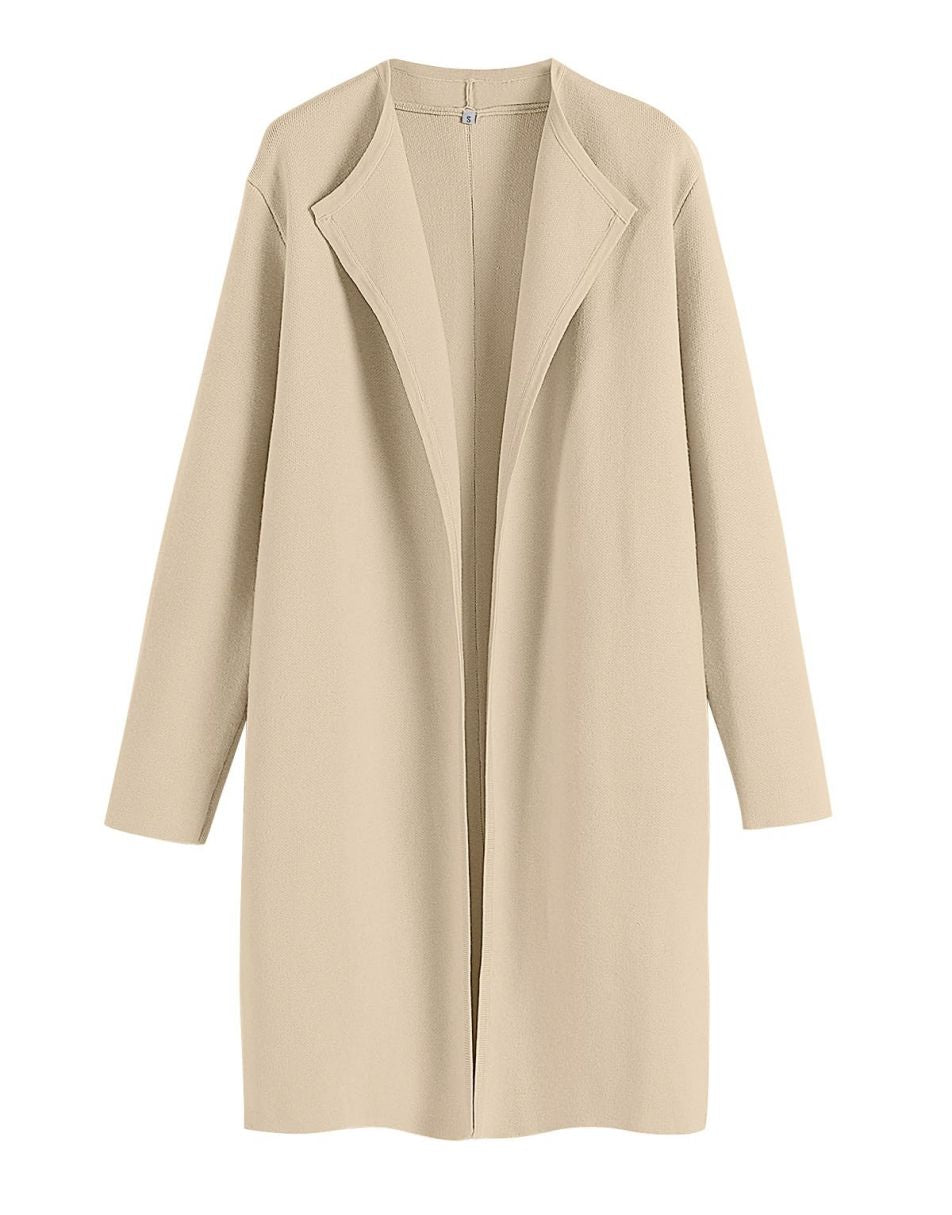 ANRABESS Women's Casual Long Sleeve Classy Draped Open Front Jackets L