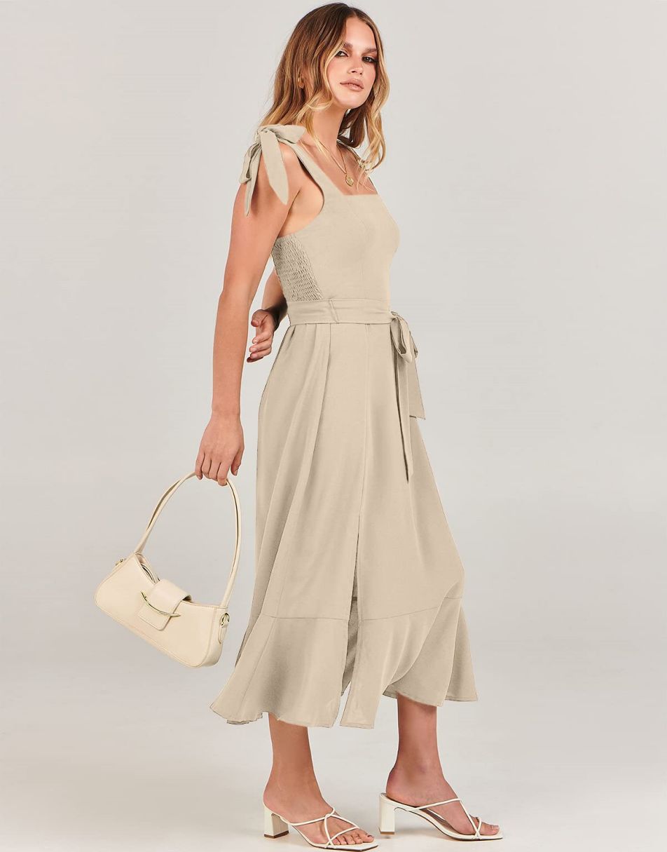 ANRABESS Women's Formal Midi Dress for Wedding Guest ANRABESS Women's Formal Midi Dress for Wedding Guest