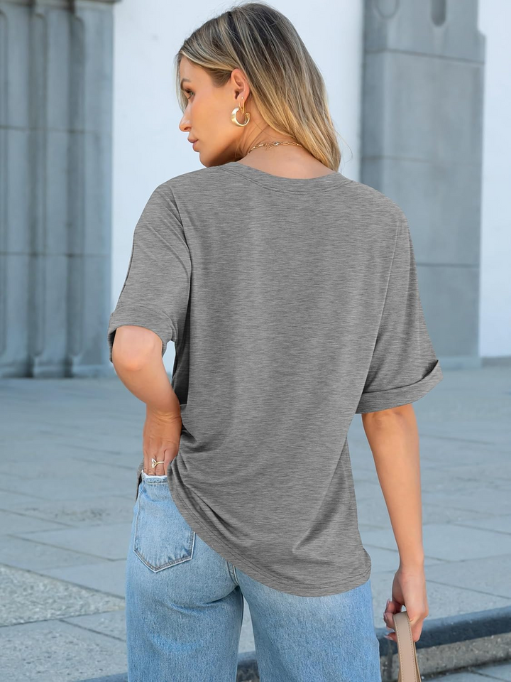 ANRABESS Women's Oversized T-Shirt with Pocket