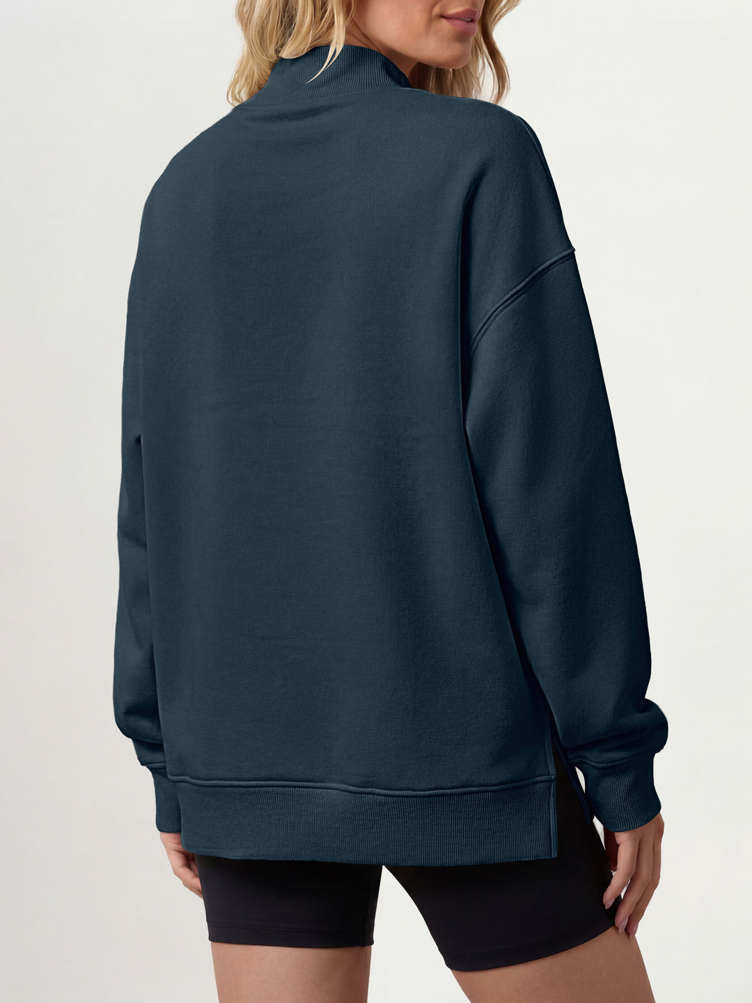 ANRABESS Women’s Mock Neck Oversized Sweatshirts Pullover Fall Outfits
