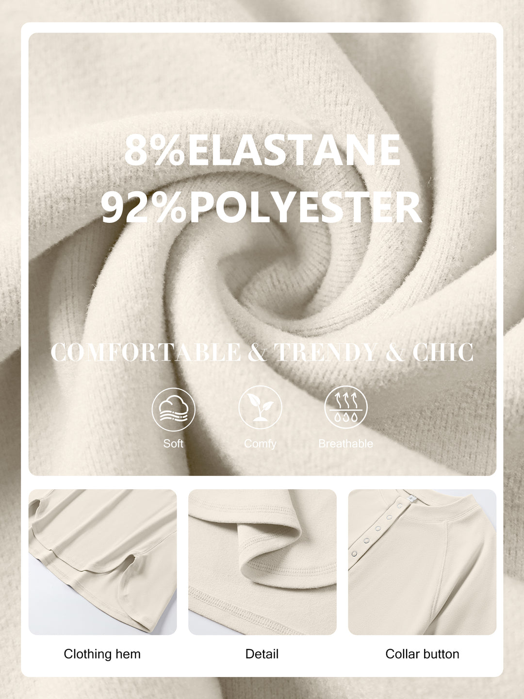 ANRABESS Women's Long Sleeve Henley Tops Tunic Sweatshirt Loose Slit Casual Button Shirts Pullover 2025 Fall Winter Outfits