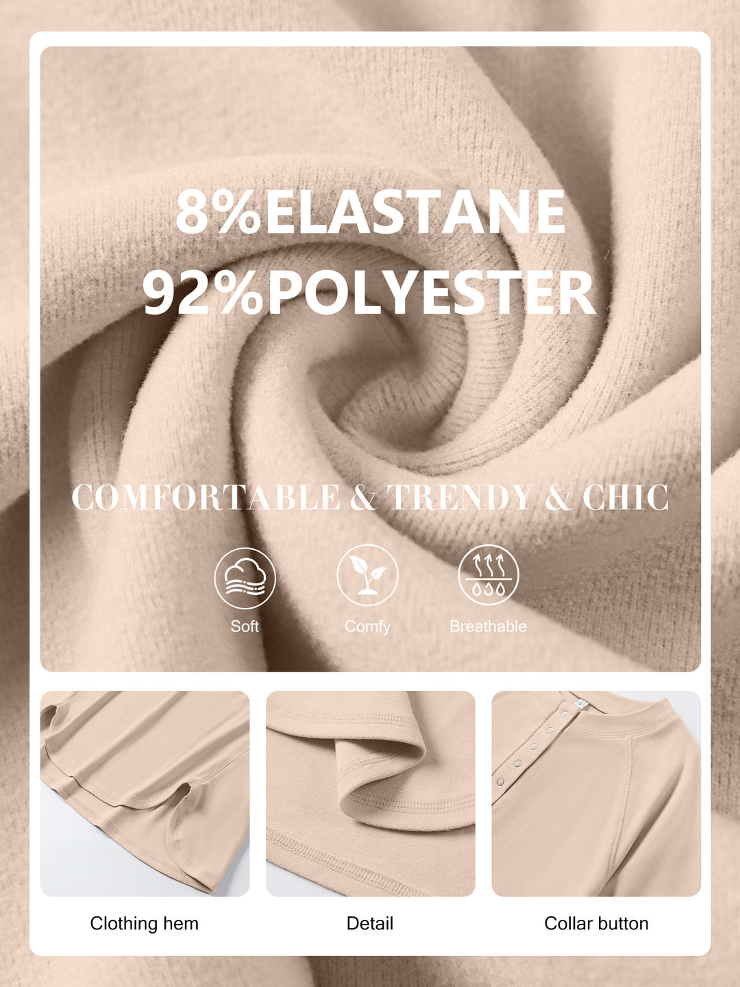 ANRABESS Women's Long Sleeve Henley Tops Tunic Sweatshirt Loose Slit Casual Button Shirts Pullover 2025 Fall Winter Outfits