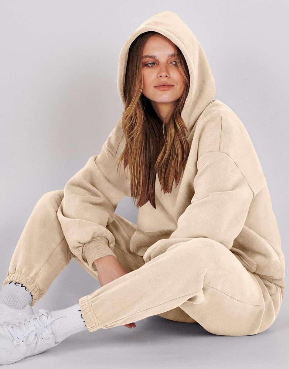  Two Piece Outfits for Women Oversized Sweatshirt