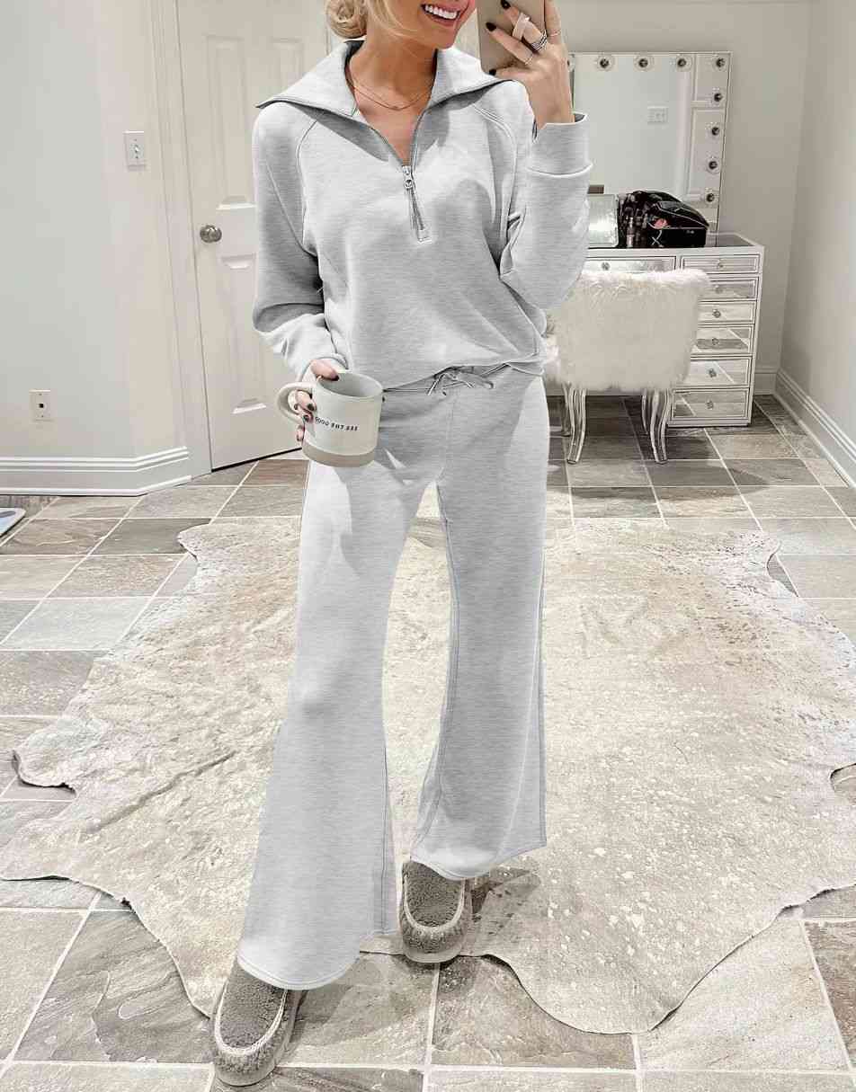 ANRABESS Women 2 Piece Outfits Sweatsuit Set 2023 About The Item: - Blush  and Shine - Medium