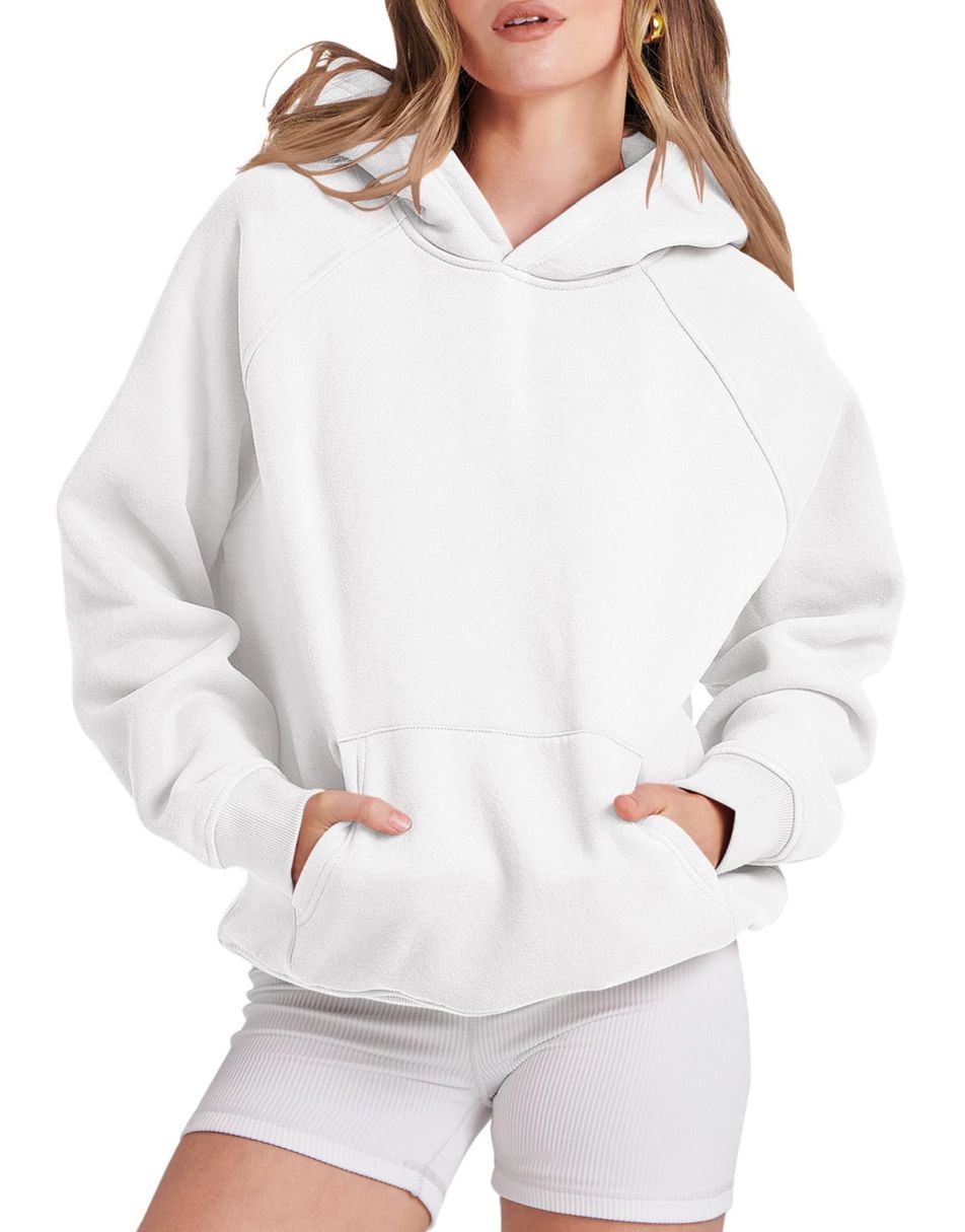 ANRABESS Womens Oversized Half Zip Pullover Sweatshirts Fleece