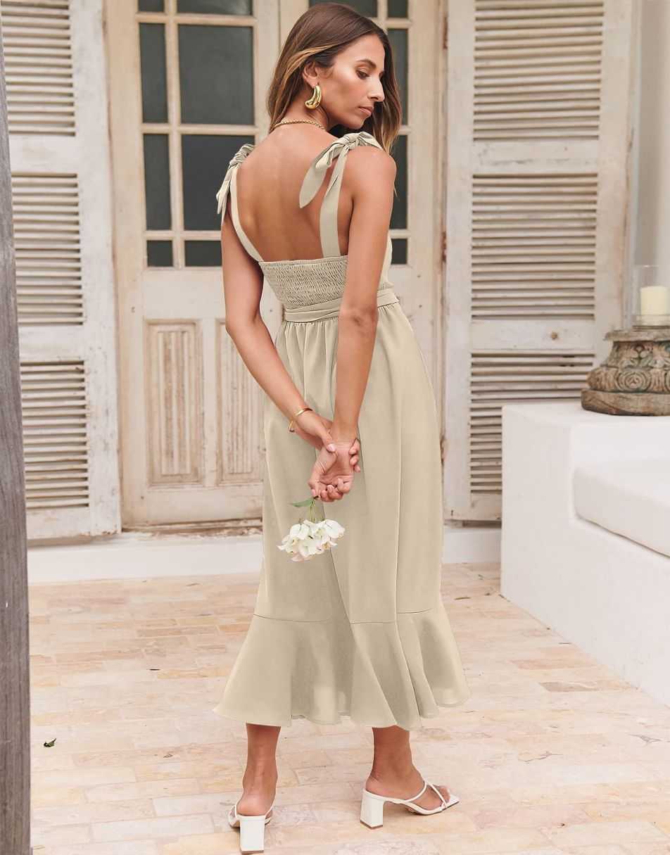 ANRABESS Women's Formal Midi Dress for Wedding Guest ANRABESS Women's Formal Midi Dress for Wedding Guest