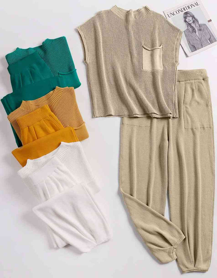 ANRABESS Women's Sweater Tops and Pants Tracksuit Lounge Sets