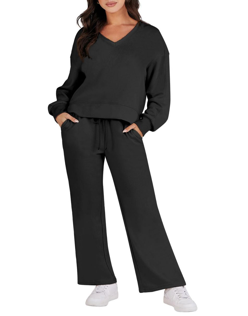 Aleumdr Women's 2024 Trendy Two Piece Outfits Long Sleeve Turtleneck  Pullover Top & High Waisted Pants Sweatsuit Lounge Set Apricot Medium :  : Clothing, Shoes & Accessories