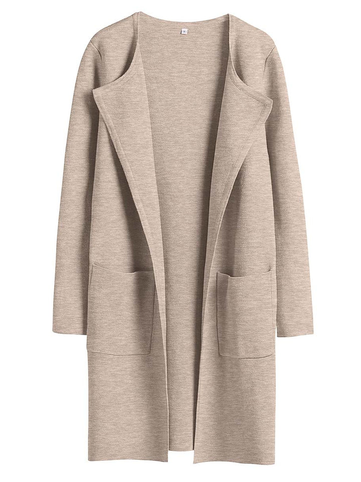ANRABESS Womens Cardigan Sweater Open Front Knit Long Coatigan Dressy Casual Jacket Coat 2025 Fall Outfits Classy Clothes