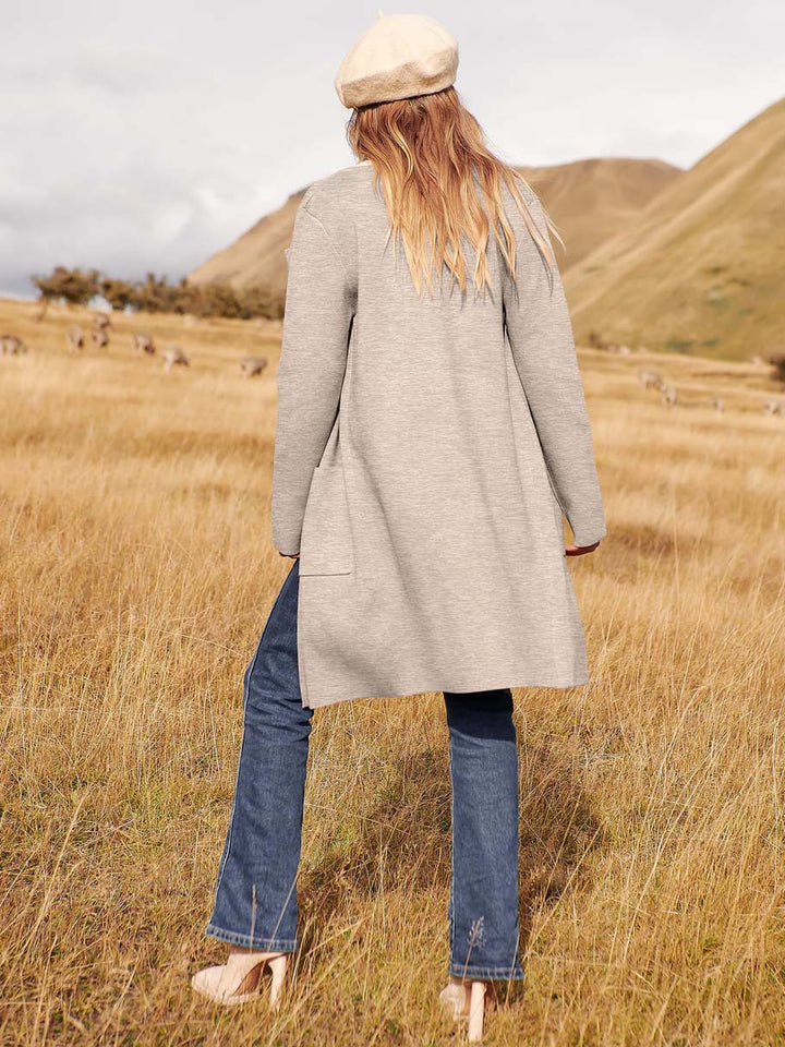 ANRABESS Womens Cardigan Sweater Open Front Knit Long Coatigan Dressy Casual Jacket Coat 2025 Fall Outfits Classy Clothes