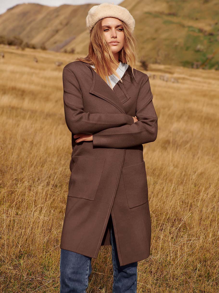 ANRABESS Womens Cardigan Sweater Open Front Knit Long Coatigan Dressy Casual Jacket Coat 2025 Fall Outfits Classy Clothes