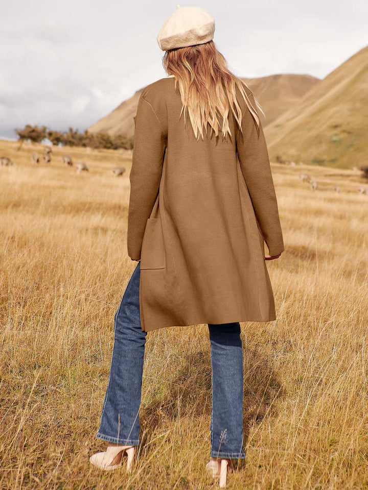 ANRABESS Womens Cardigan Sweater Open Front Knit Long Coatigan Dressy Casual Jacket Coat 2025 Fall Outfits Classy Clothes