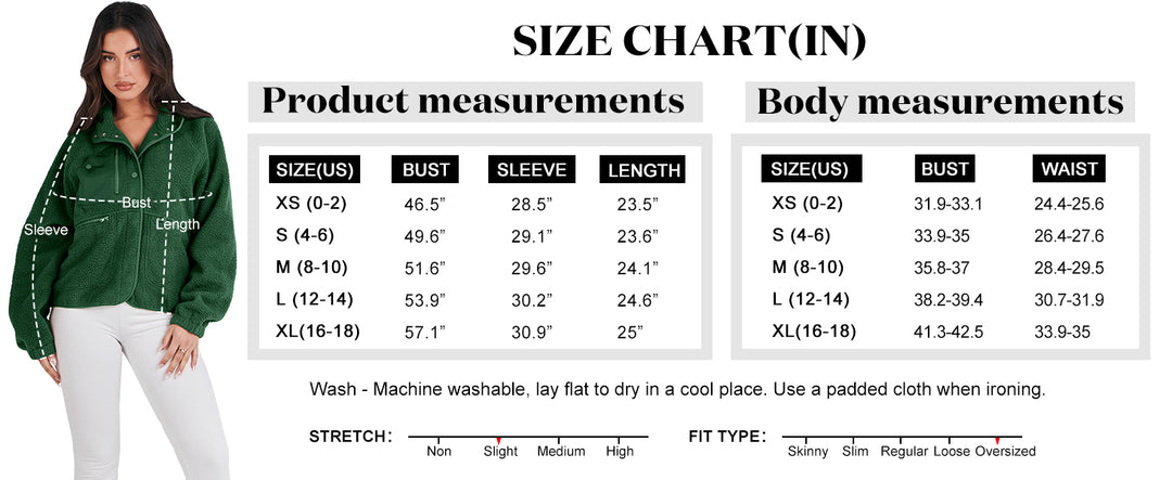 ANRABESS Womens Fuzzy Fleece Jacket Fall Casual Long Sleeve Cropped Sherpa Button Down Shacket Coats Outwear With Pockets