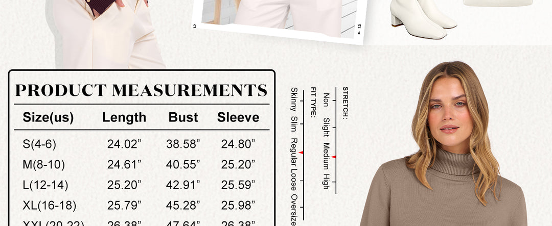 ANRABESS Turtleneck Sweaters for Women 2025 Fall Long Sleeve Dressy Casual Soft Knitted Button Basic Pullover Tops Outfits