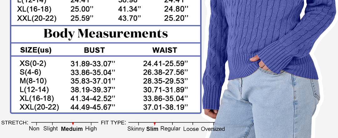 ANRABESS Womens Long Sleeve Cable Knit Sweater 2025 Fall Fashion V Neck Fitted Pullover Top Business Casual Work Fall Outfits