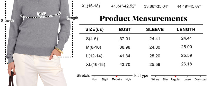 ANRABESS Womens Long Sleeve V Neck Sweaters 2025 Fall Fashion Wool Blend Work Pullover Top Travel Vacation Outfits