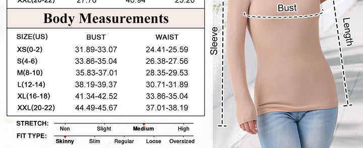 ANRABESS Womens Long Sleeve Shirts Scoop Neck Ribbed Knit Slim Fitted Tops Casual Basic Tee 2025 Fall Fashion Outfits Clothes