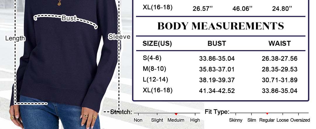 ANRABESS Sweaters for Women Long Sleeve Lightweight Crewneck Soft Basic Knit Loose Fit Pullover Top 2025 Fall Trendy Outfits