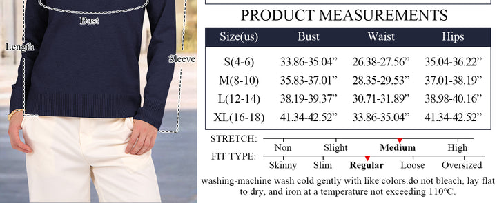 ANRABESS Womens Polo V Neck Long Sleeve Sweaters Lightweight Dressy Casual Business Basic Knit Pullover Top 2025 Fall Outfits