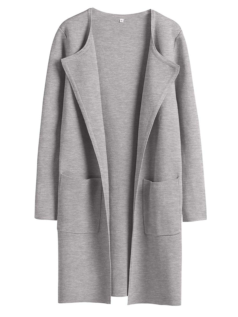 ANRABESS Womens Cardigan Sweater Open Front Knit Long Coatigan Dressy Casual Jacket Coat 2025 Fall Outfits Classy Clothes