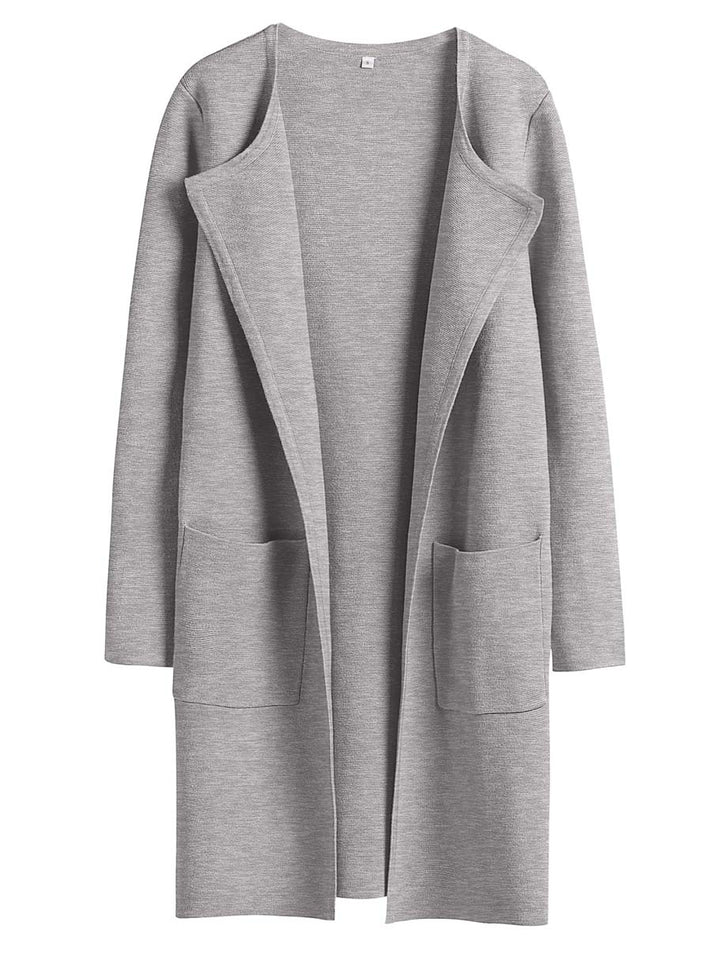 ANRABESS Womens Cardigan Sweater Open Front Knit Long Coatigan Dressy Casual Jacket Coat 2025 Fall Outfits Classy Clothes