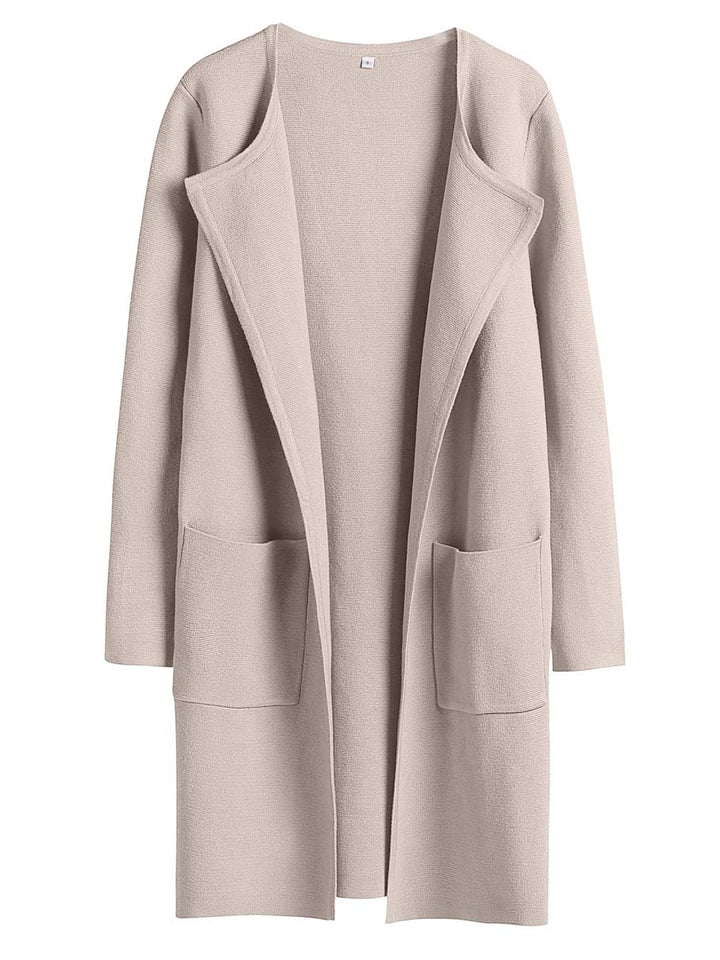 ANRABESS Womens Cardigan Sweater Open Front Knit Long Coatigan Dressy Casual Jacket Coat 2025 Fall Outfits Classy Clothes