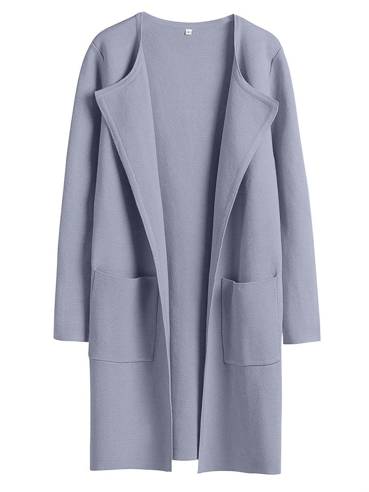 ANRABESS Womens Cardigan Sweater Open Front Knit Long Coatigan Dressy Casual Jacket Coat 2025 Fall Outfits Classy Clothes
