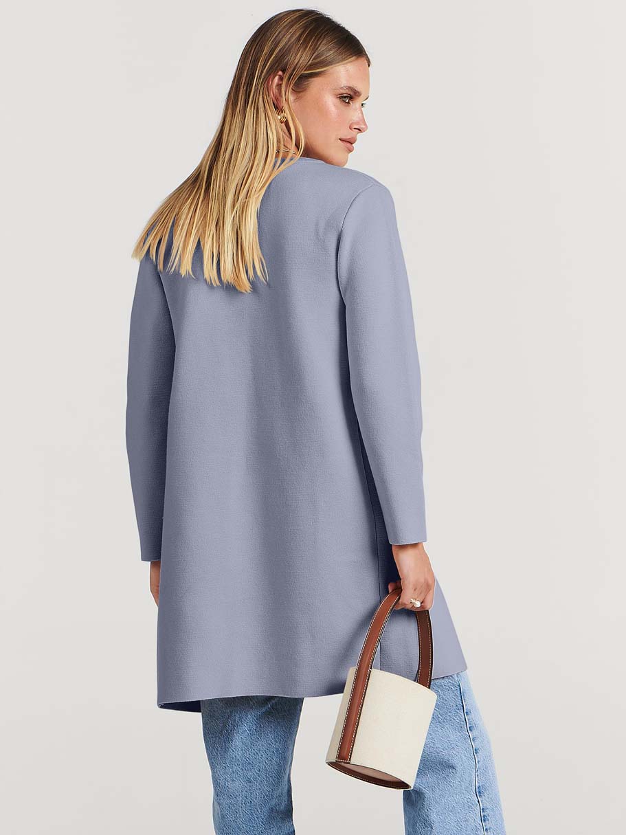 ANRABESS Womens Cardigan Sweater Open Front Knit Long Coatigan Dressy Casual Jacket Coat 2025 Fall Outfits Classy Clothes
