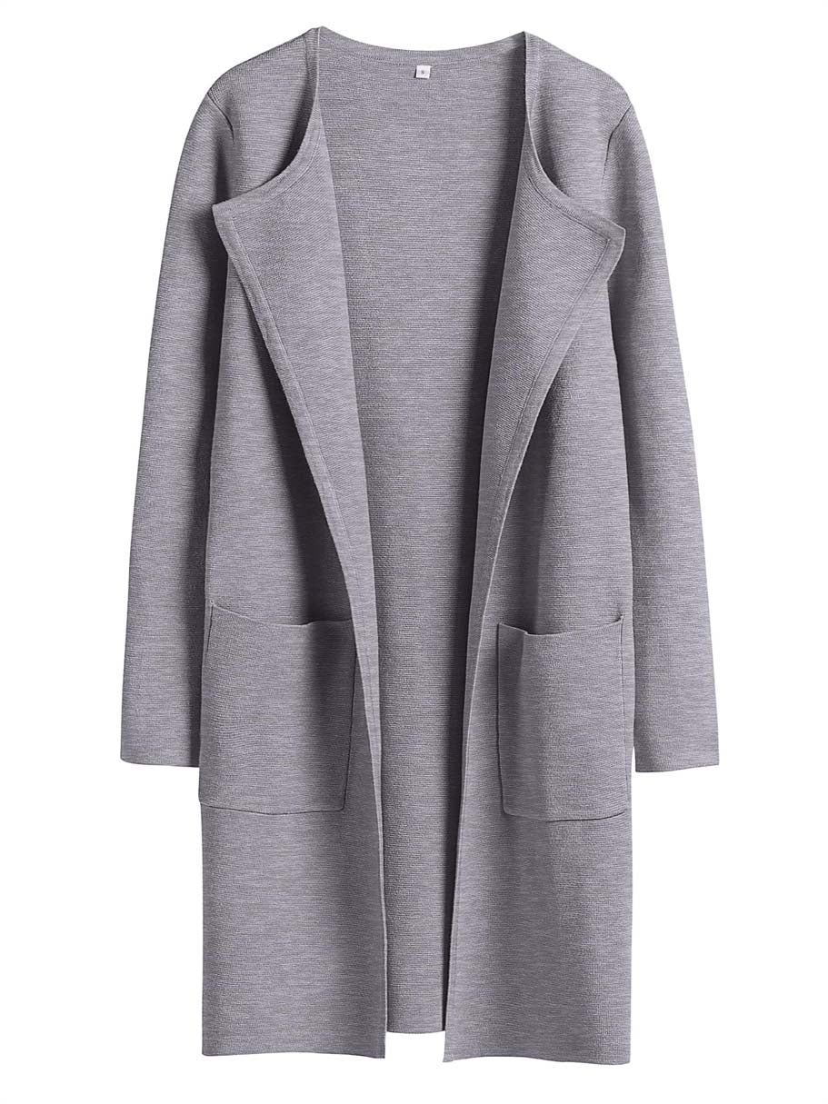 ANRABESS Womens Cardigan Sweater Open Front Knit Long Coatigan Dressy Casual Jacket Coat 2025 Fall Outfits Classy Clothes