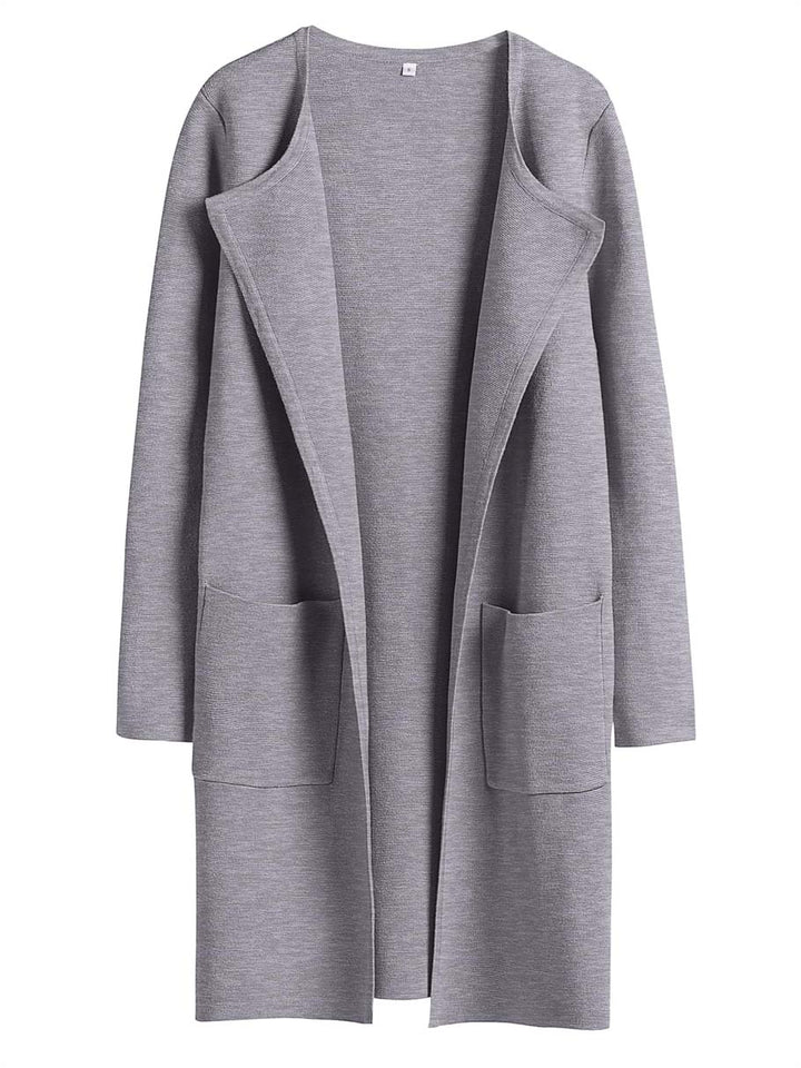 ANRABESS Womens Cardigan Sweater Open Front Knit Long Coatigan Dressy Casual Jacket Coat 2025 Fall Outfits Classy Clothes