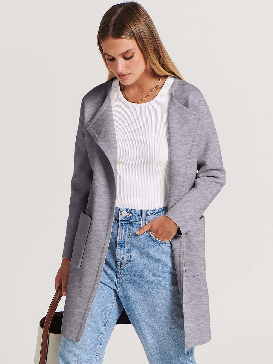 ANRABESS Womens Cardigan Sweater Open Front Knit Long Coatigan Dressy Casual Jacket Coat 2025 Fall Outfits Classy Clothes
