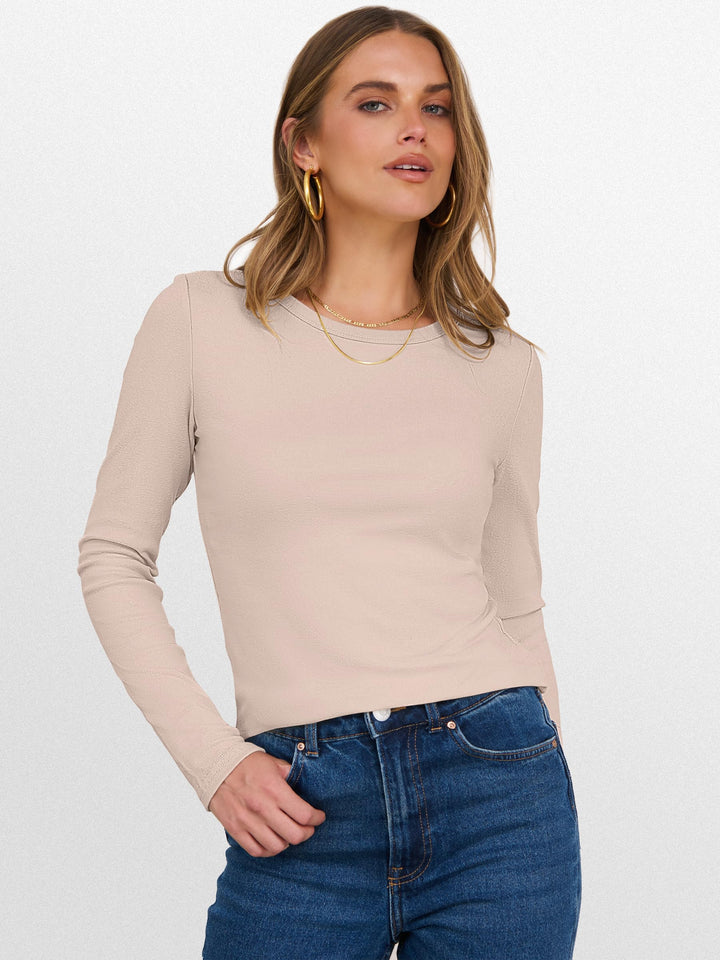 ANRABESS Womens Long Sleeve Thermal Shirts Slim Fit Basic Tee Tops Warm Fleece Undershirts 2025 Fall Winter Layer Outfits