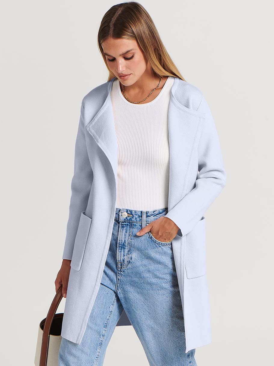 ANRABESS Womens Cardigan Sweater Open Front Knit Long Coatigan Dressy Casual Jacket Coat 2025 Fall Outfits Classy Clothes