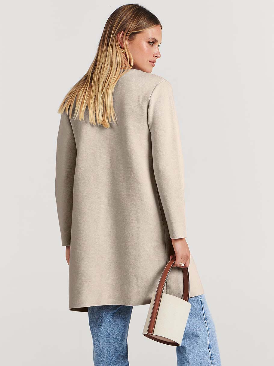 ANRABESS Womens Cardigan Sweater Open Front Knit Long Coatigan Dressy Casual Jacket Coat 2025 Fall Outfits Classy Clothes