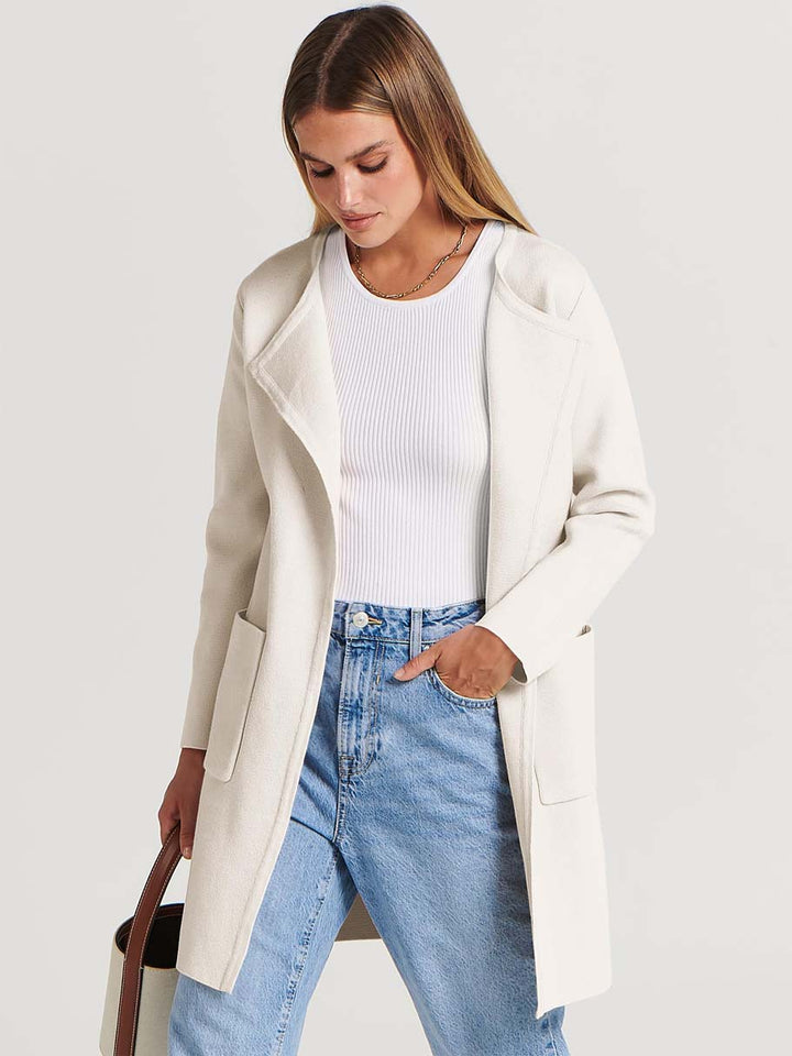 ANRABESS Womens Cardigan Sweater Open Front Knit Long Coatigan Dressy Casual Jacket Coat 2025 Fall Outfits Classy Clothes