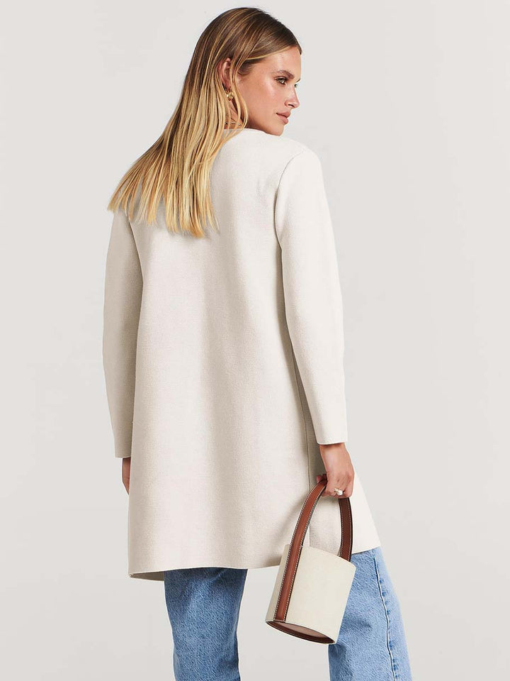 ANRABESS Womens Cardigan Sweater Open Front Knit Long Coatigan Dressy Casual Jacket Coat 2025 Fall Outfits Classy Clothes