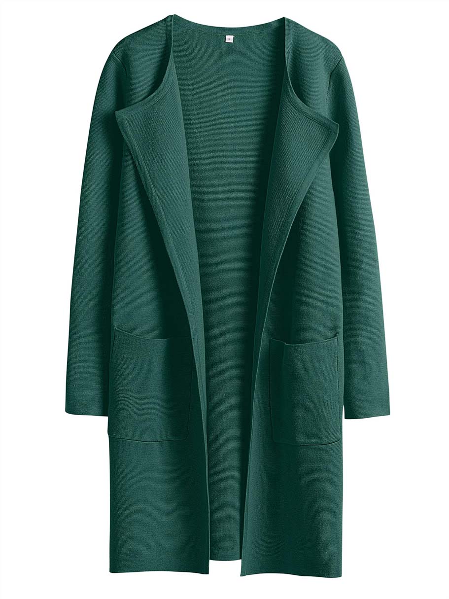 ANRABESS Womens Cardigan Sweater Open Front Knit Long Coatigan Dressy Casual Jacket Coat 2025 Fall Outfits Classy Clothes