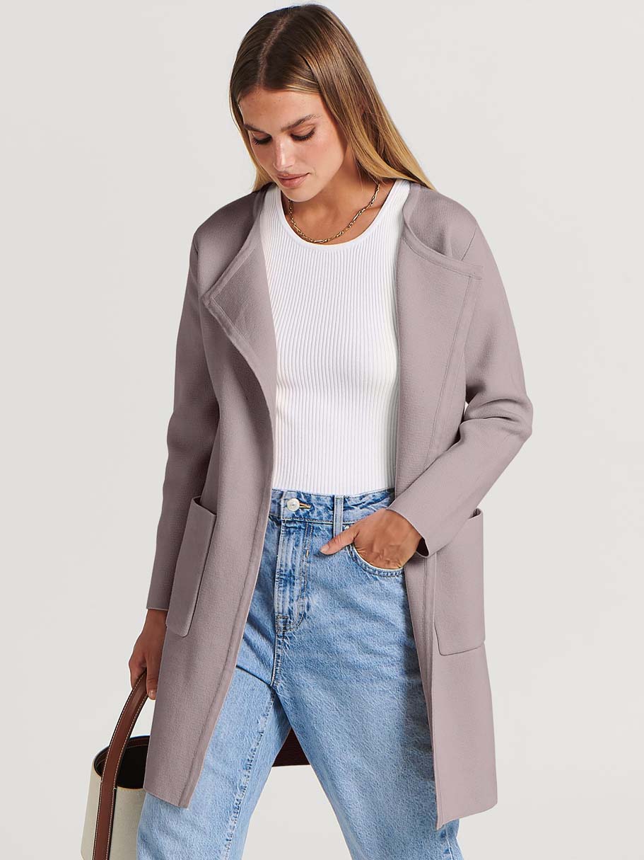 ANRABESS Womens Cardigan Sweater Open Front Knit Long Coatigan Dressy Casual Jacket Coat 2025 Fall Outfits Classy Clothes