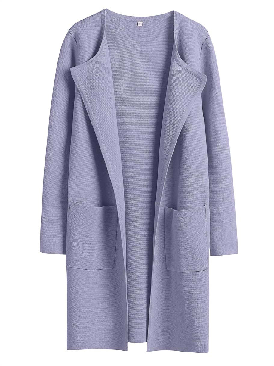 ANRABESS Womens Cardigan Sweater Open Front Knit Long Coatigan Dressy Casual Jacket Coat 2025 Fall Outfits Classy Clothes