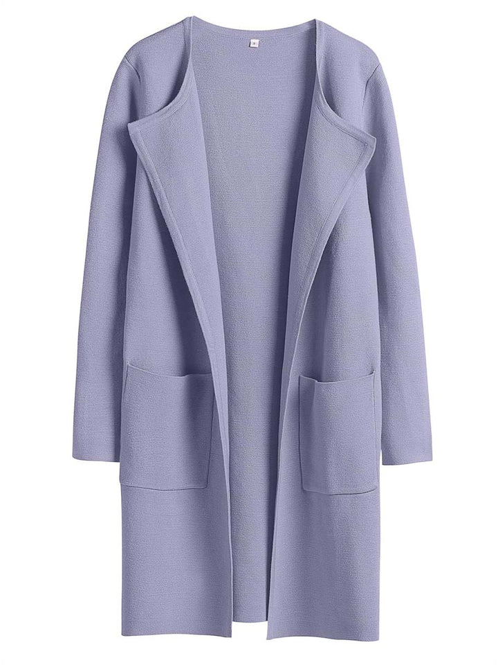 ANRABESS Womens Cardigan Sweater Open Front Knit Long Coatigan Dressy Casual Jacket Coat 2025 Fall Outfits Classy Clothes