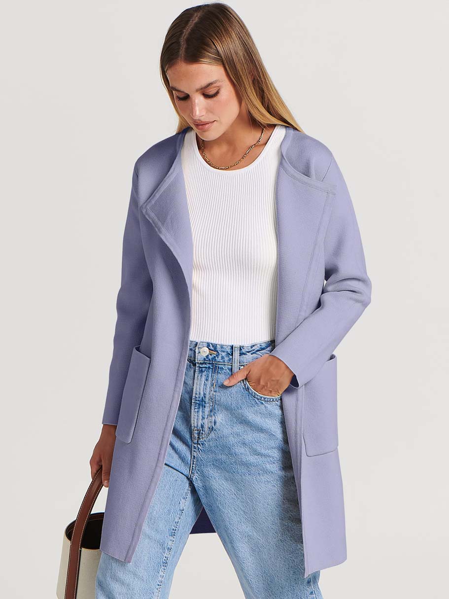 ANRABESS Womens Cardigan Sweater Open Front Knit Long Coatigan Dressy Casual Jacket Coat 2025 Fall Outfits Classy Clothes