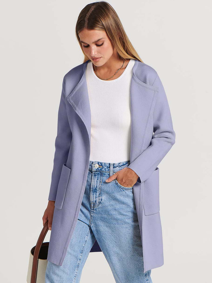 ANRABESS Womens Cardigan Sweater Open Front Knit Long Coatigan Dressy Casual Jacket Coat 2025 Fall Outfits Classy Clothes