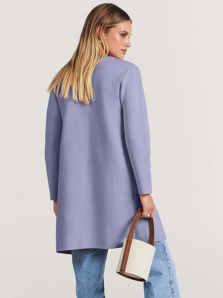 ANRABESS Womens Cardigan Sweater Open Front Knit Long Coatigan Dressy Casual Jacket Coat 2025 Fall Outfits Classy Clothes