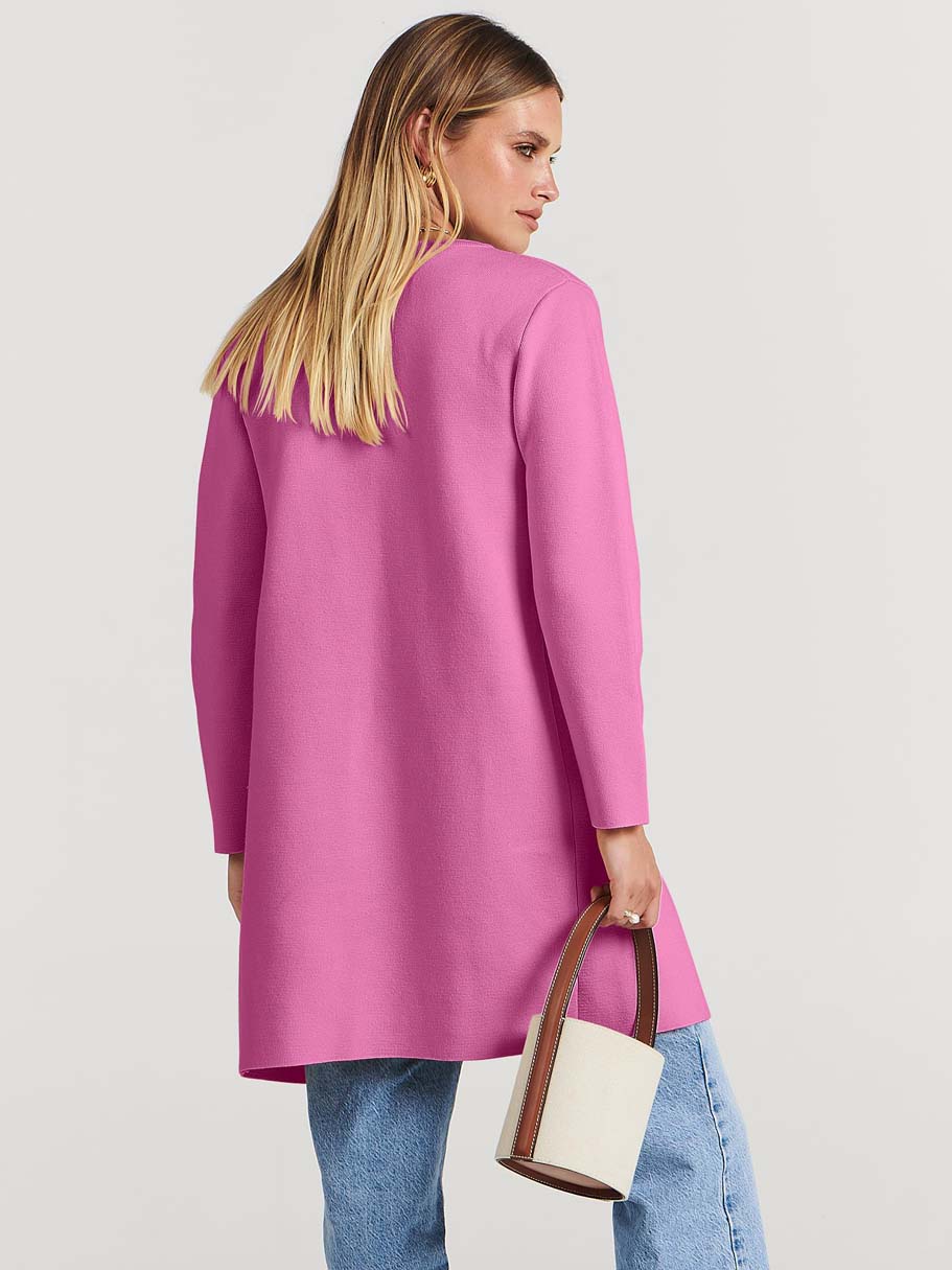 ANRABESS Womens Cardigan Sweater Open Front Knit Long Coatigan Dressy Casual Jacket Coat 2025 Fall Outfits Classy Clothes