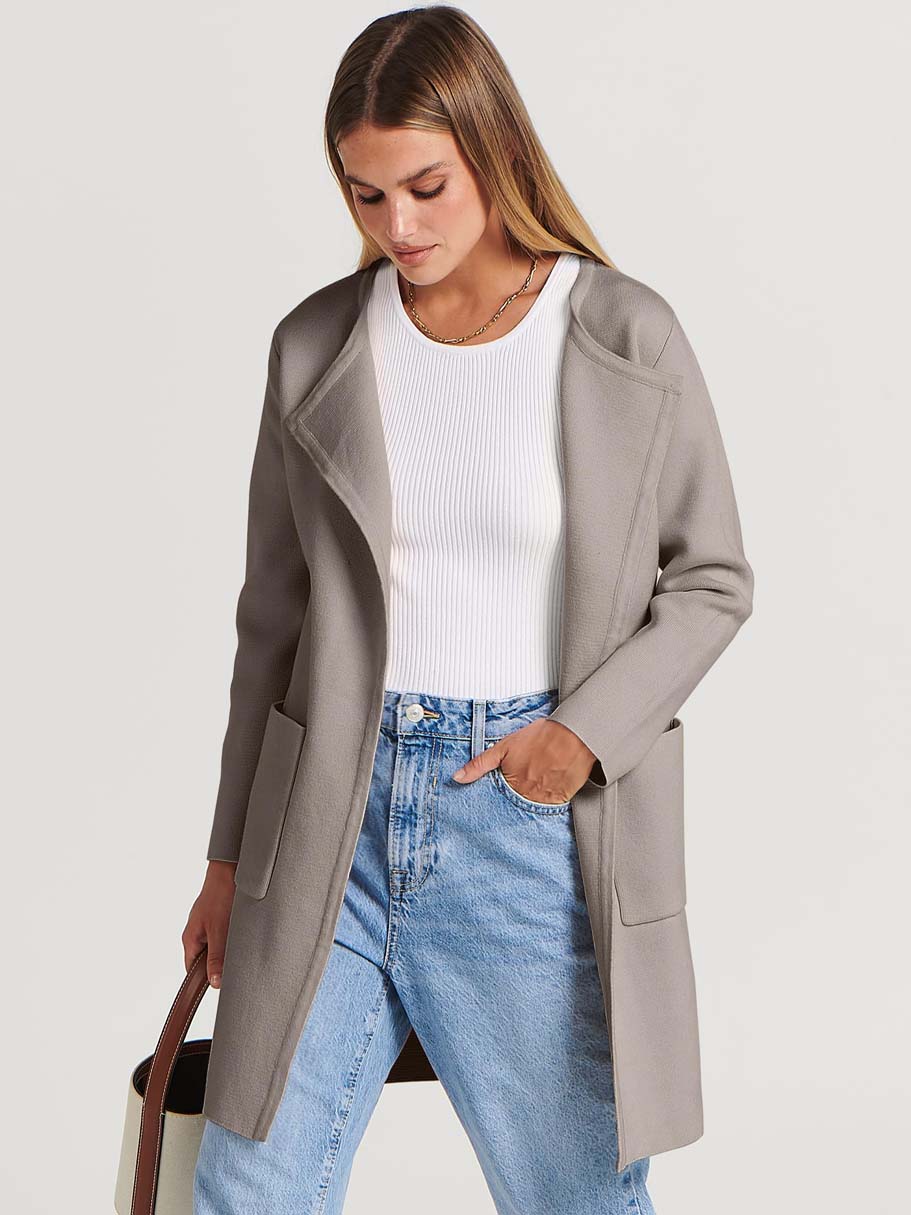 ANRABESS Womens Cardigan Sweater Open Front Knit Long Coatigan Dressy Casual Jacket Coat 2025 Fall Outfits Classy Clothes