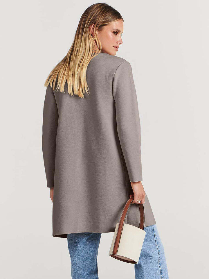 ANRABESS Womens Cardigan Sweater Open Front Knit Long Coatigan Dressy Casual Jacket Coat 2025 Fall Outfits Classy Clothes
