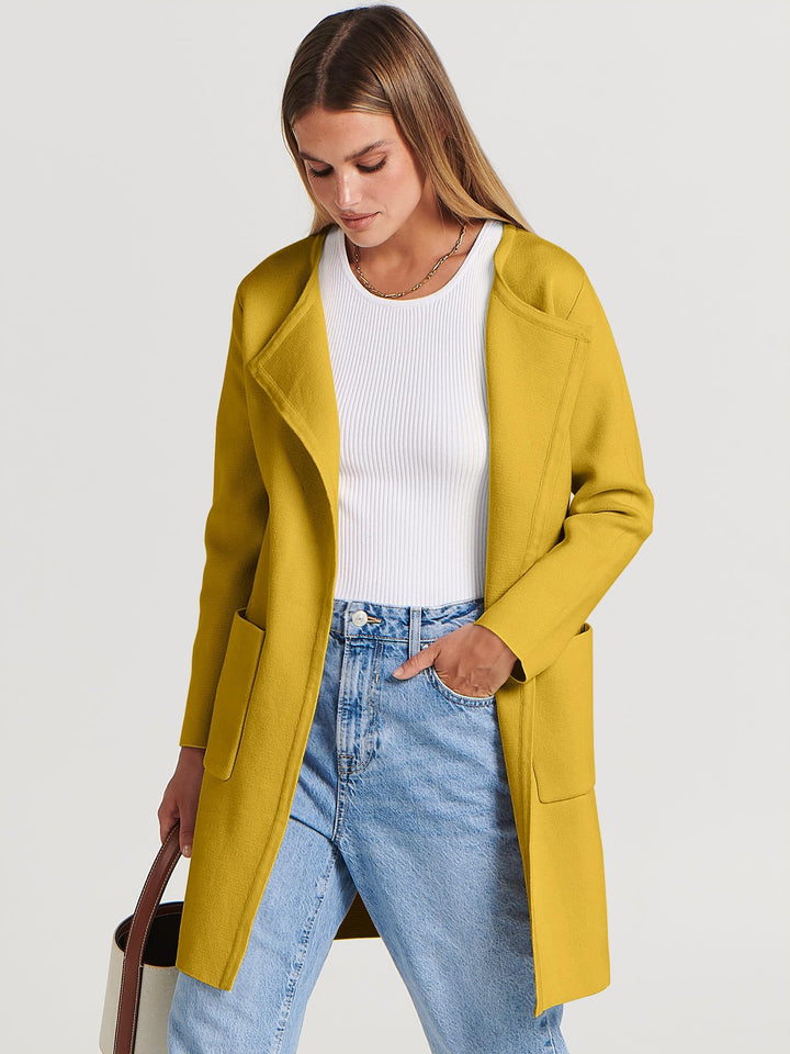 ANRABESS Womens Cardigan Sweater Open Front Knit Long Coatigan Dressy Casual Jacket Coat 2026 Fall Outfits Classy Clothes