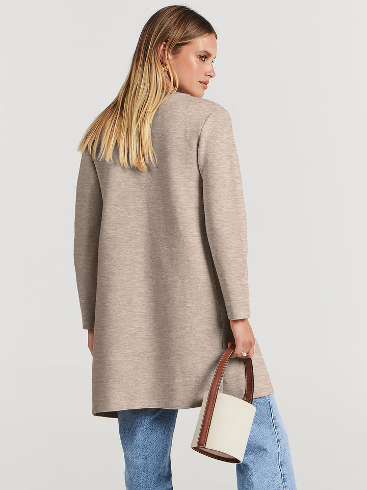 ANRABESS Womens Cardigan Sweater Open Front Knit Long Coatigan Dressy Casual Jacket Coat 2026 Fall Outfits Classy Clothes
