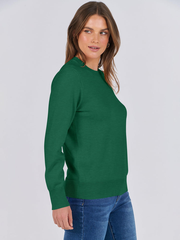 ANRABESS Long Sleeve Lightweight Fall Sweaters for Women| Crewneck Soft Basic Knit Pullover,2026 Fall Fashion Outfits,Casual Work Top,Travel Vacation All Day Wear,Winter Layer Clothes