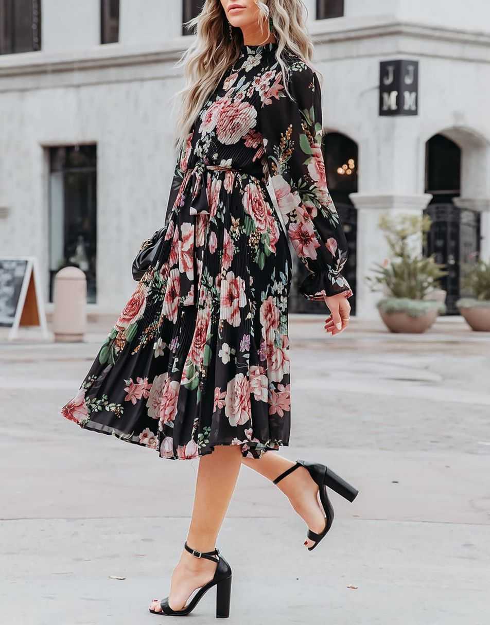 2way sleeve floral dress – BUNNY APARTMENT